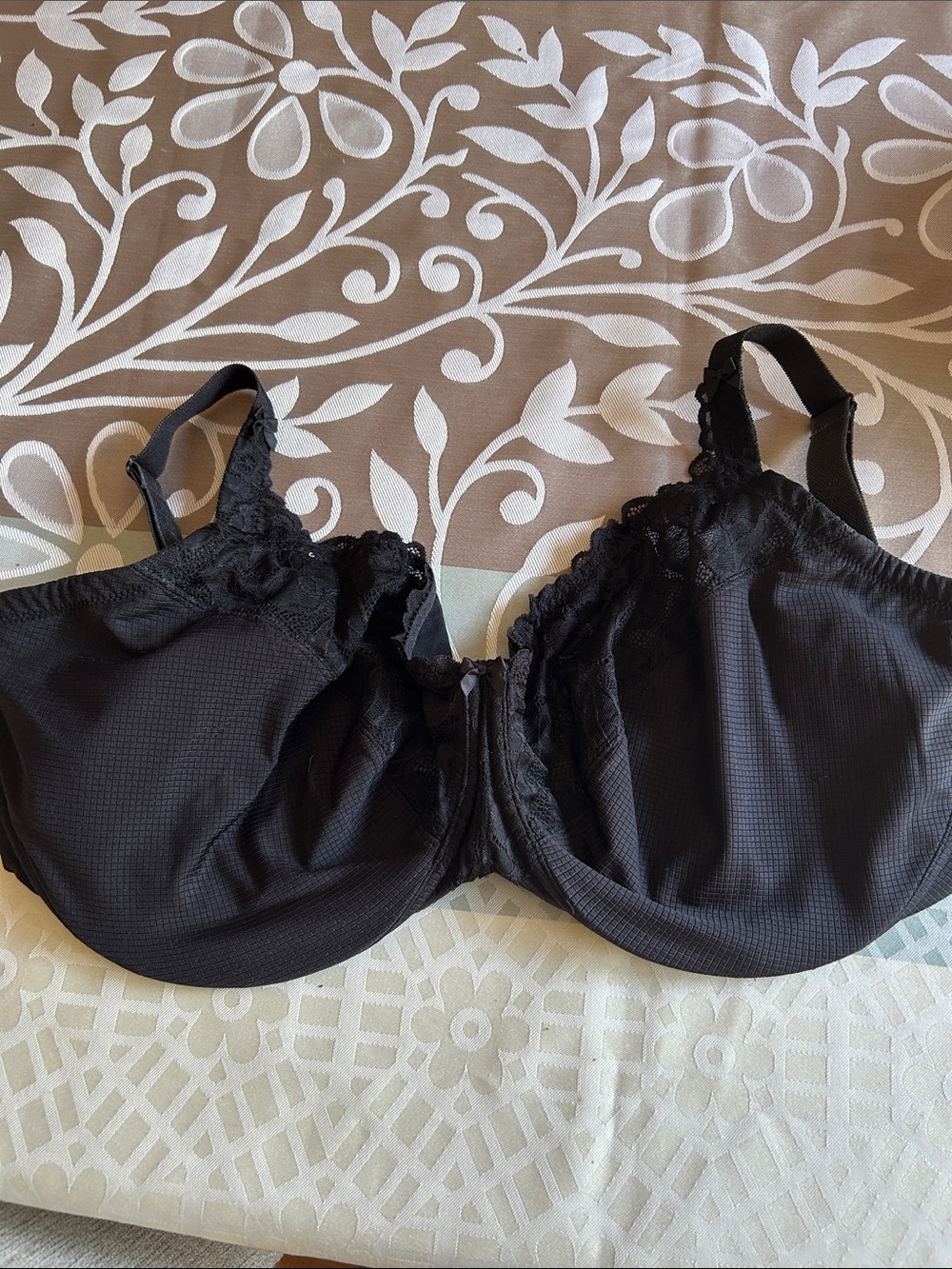 Change Lace-Trim Full Coverage Bra Black Size 36M